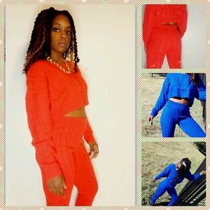 COPY - Knit Crop Sweater Set